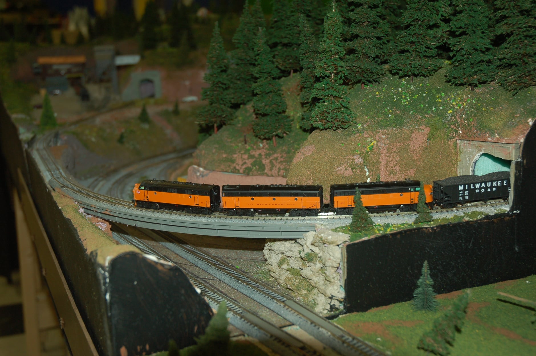 Chessie coming down the tracks